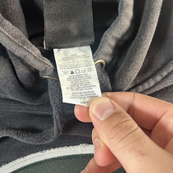 Vintage New York Jets Graphic Hoodie Men’s Medium Black Fleece Pullover Logo NFL - Picture 8 of 11